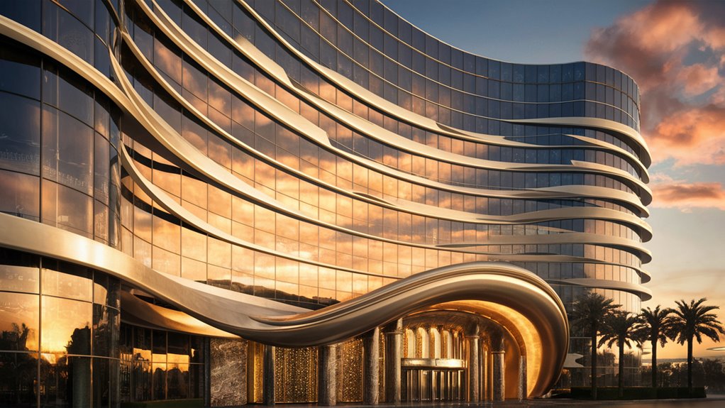 curved casino architecture design