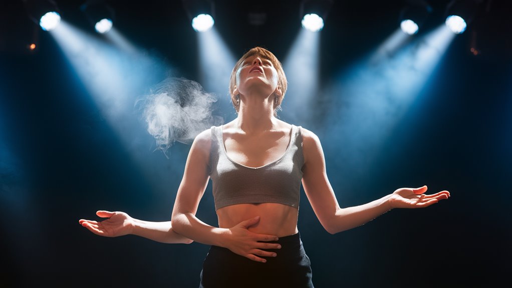 control breathing during musical performance