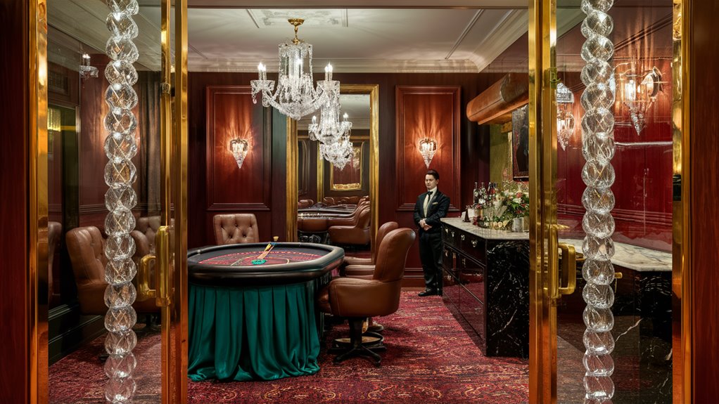 enter private gaming area