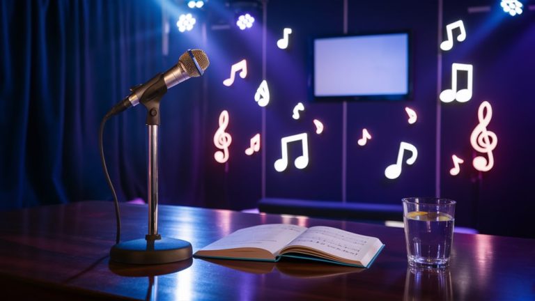 singing practice through karaoke