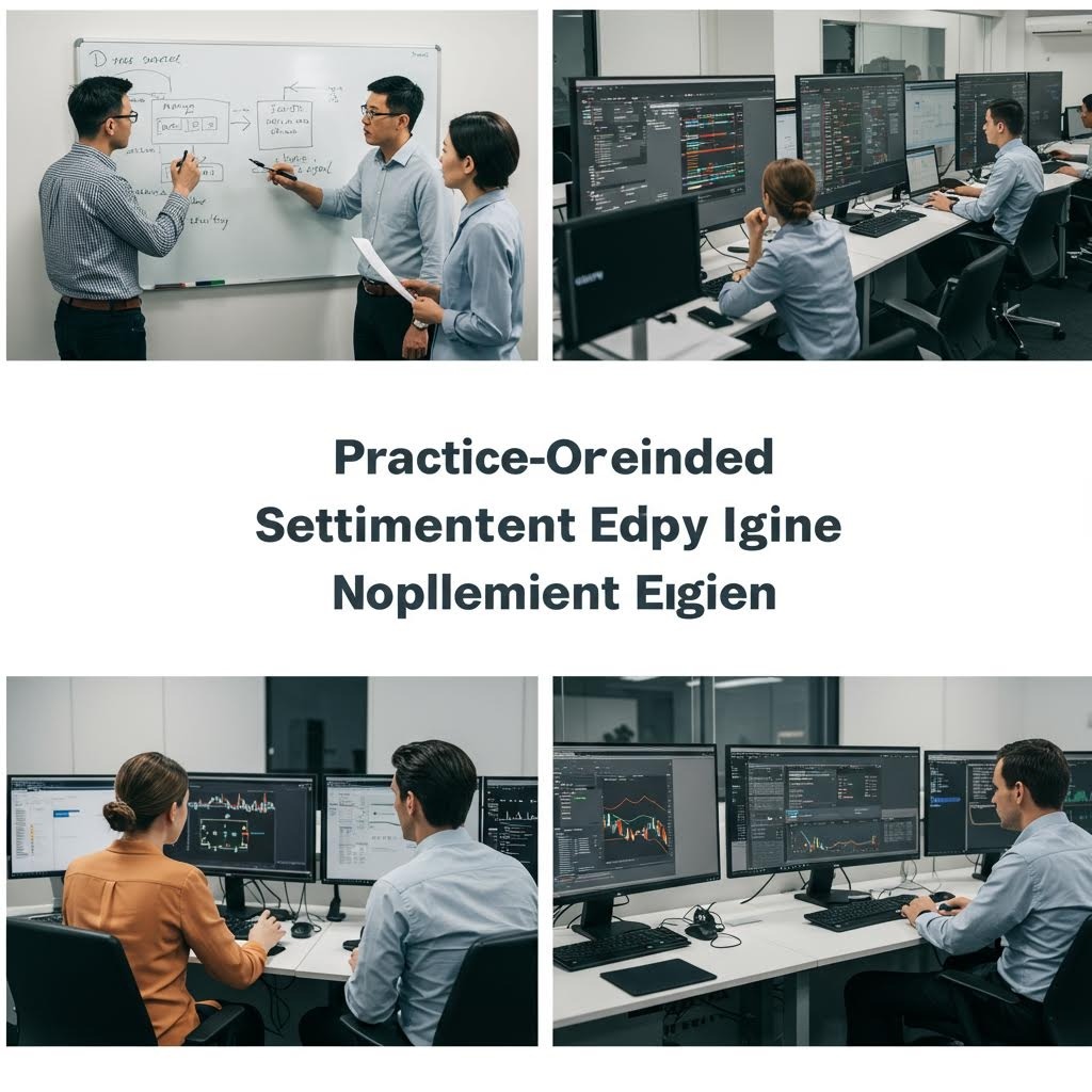 루믹스 실무 중심 세틀먼트 엔진 구현 팀 협업 사무실 콜라주